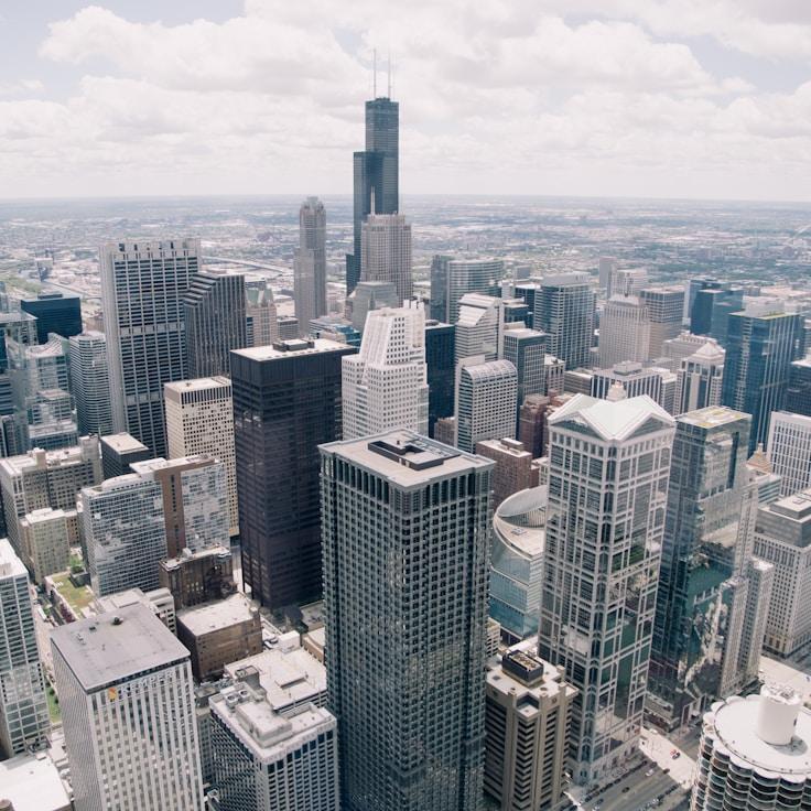 City skyline in Milan, Italy